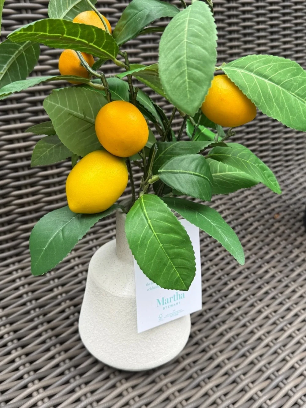 Martha Stewart Artificial Lemon Tree - NWT